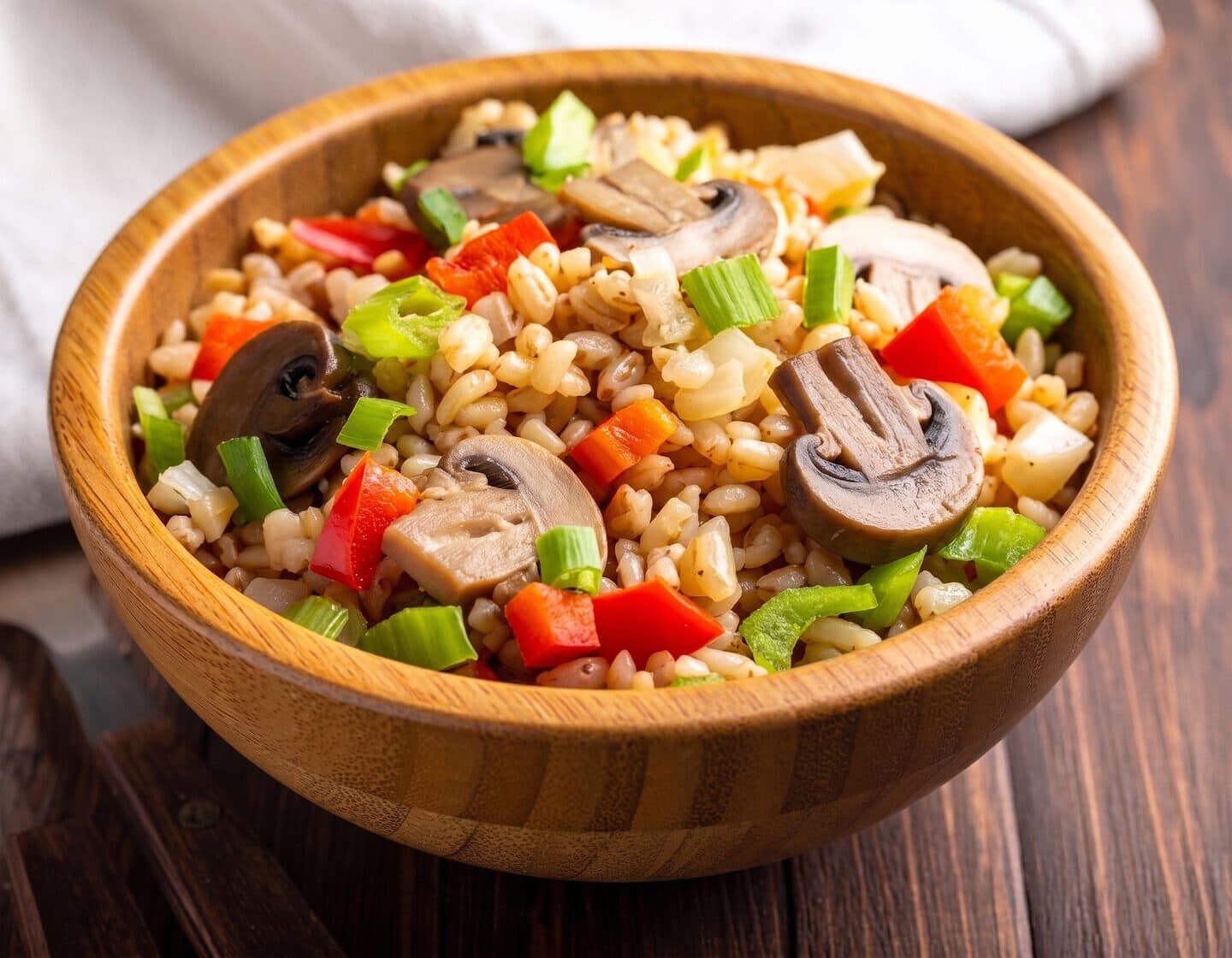 Orzo pilaf con verdure