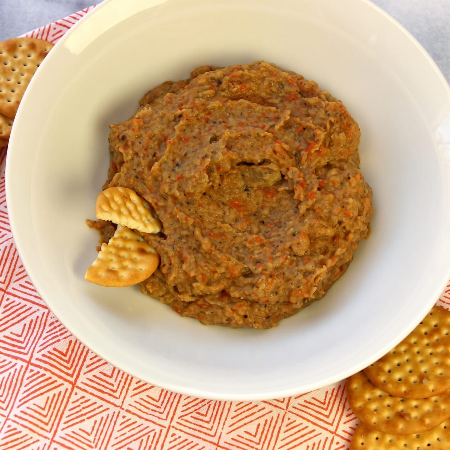 Crema di melanzane e peperoni