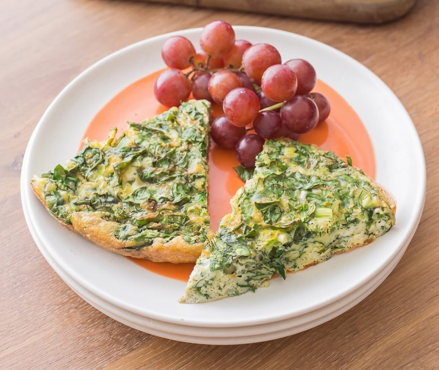 Frittata di spinaci e feta