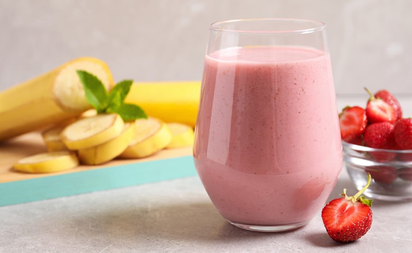 Frullato di frutta e yogurt