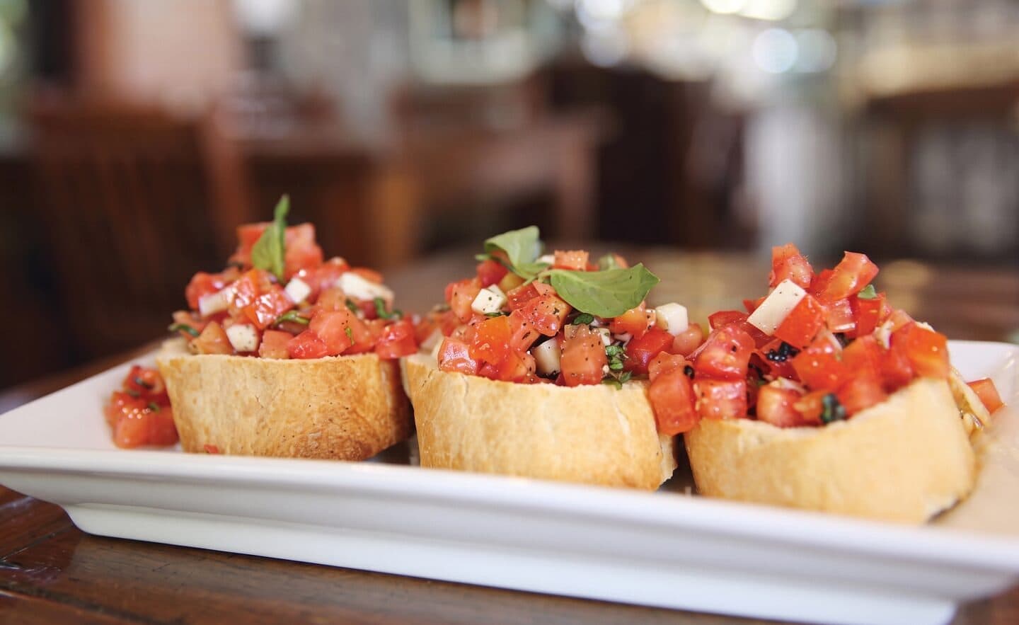 Bruschetta pomodoro e basilico